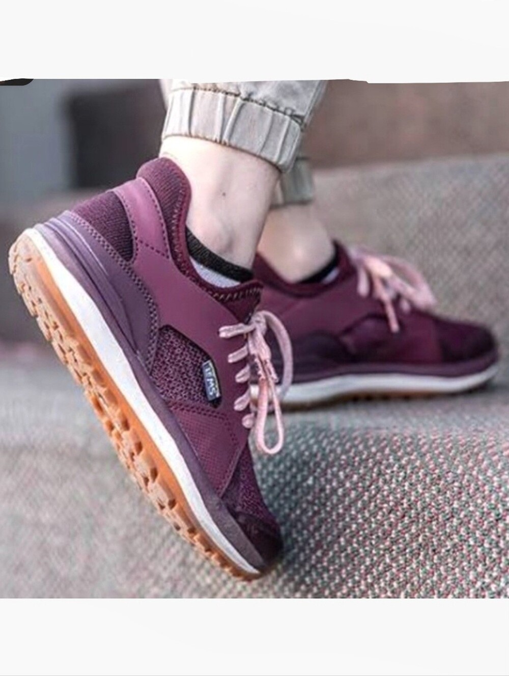 LEMS Mesa Hiking Sneakers US 7.5 Rosewood